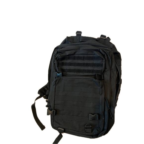 Generic Black Tactical Backpack - Picture 1 of 5